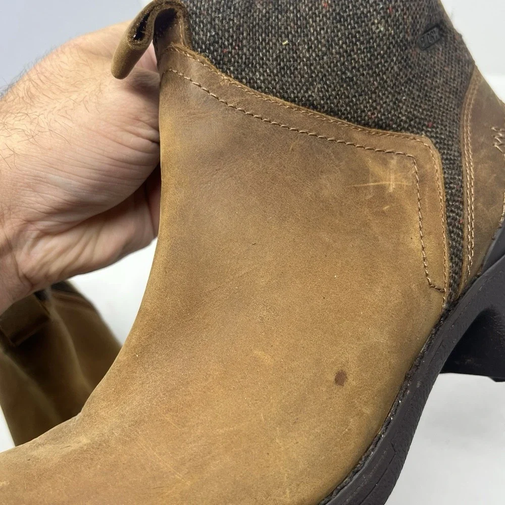Merrell Chateau III Women SZ 9 Brown Waterproof Ankle Boots J000888 Side Zipper